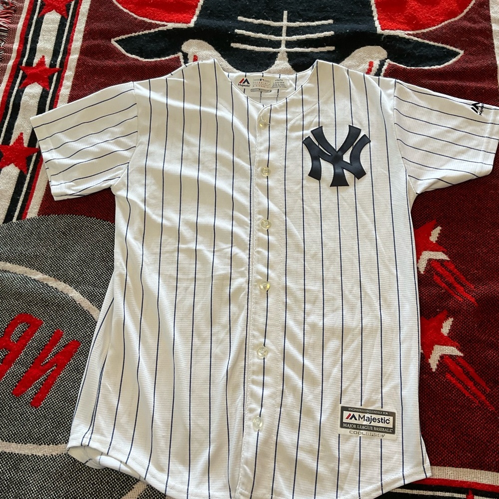 Majestic mlb New York Yankees Derek jeter youth large